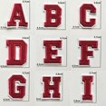 thumbnail image 1 of Parches de letras 3d, parches de apliques artesanales, ropa roja, alfabeto inglés para camiseta LingWen 8390615272155, 1 of 1