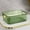 Green, variant on Transparent Storage Blaskte, Food Storage Organizer Bins, Clear Plastic Basket for Pantry, Kitchen, Fridge, Cabinet Organizationg and Storage, Holder for Sundry Snacks Cosmetic