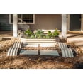 thumbnail image 3 of Vego Garden 11" Tall 4 in 1 Modular Metal Raised Gardening Beds Kit Metal Planter Box Pearl White, 3 of 11