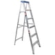 thumbnail image 1 of Escalera de Tijera de Aluminio Akron Herramientas Escalera Tijera de Aluminio Tipo III 5 escalones 81-91 90kg, 1 of 3