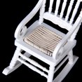 thumbnail image 2 of Dollhouse Chair Creative Mini Size Rocking Chair Model Dollhouse Furniture, 2 of 10