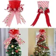 Alex 2025 New Year Christmas Tree Top Hat, HighQuality Buffalo Plaid
