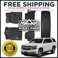 thumbnail image 1 of MaxLiner All Weather 1st 2nd & Cargo Floor Mats Set BLACK 2015-2019 Tahoe/Yukon, 1 of 8