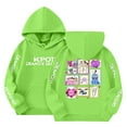 thumbnail image 1 of Moonsky Sudadera con capucha y cordón HUNTRX, estampado de grupo de chicas coreanas, jersey corto, suave y cómodo, top de manga larga para primavera y otoño. Verde 150, 1 of 4