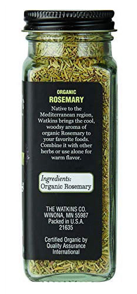 Watkins Organic Rosemary, 1.4 Ounce, Pack of 3