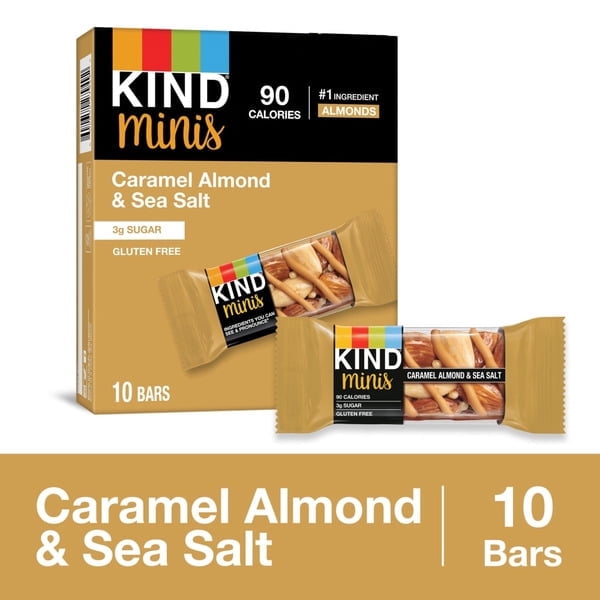KIND Minis Caramel Almond & Sea Salt Nut Bars