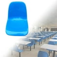 thumbnail image 6 of figatia Backrest Chair , Bucket Seat,Double Layer Vacuum Design,Stability Cafes Durability Canteens Molded Bucket Seat blue, 6 of 8