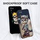thumbnail image 3 of Para Motorola Moto G51 5G Funda Trasera Para De Teléfono MotoG51 Protectora De Silicona Suave Negro Tpu Gato Lindo Patrón De Chica De Dibujos Animados, 3 of 4