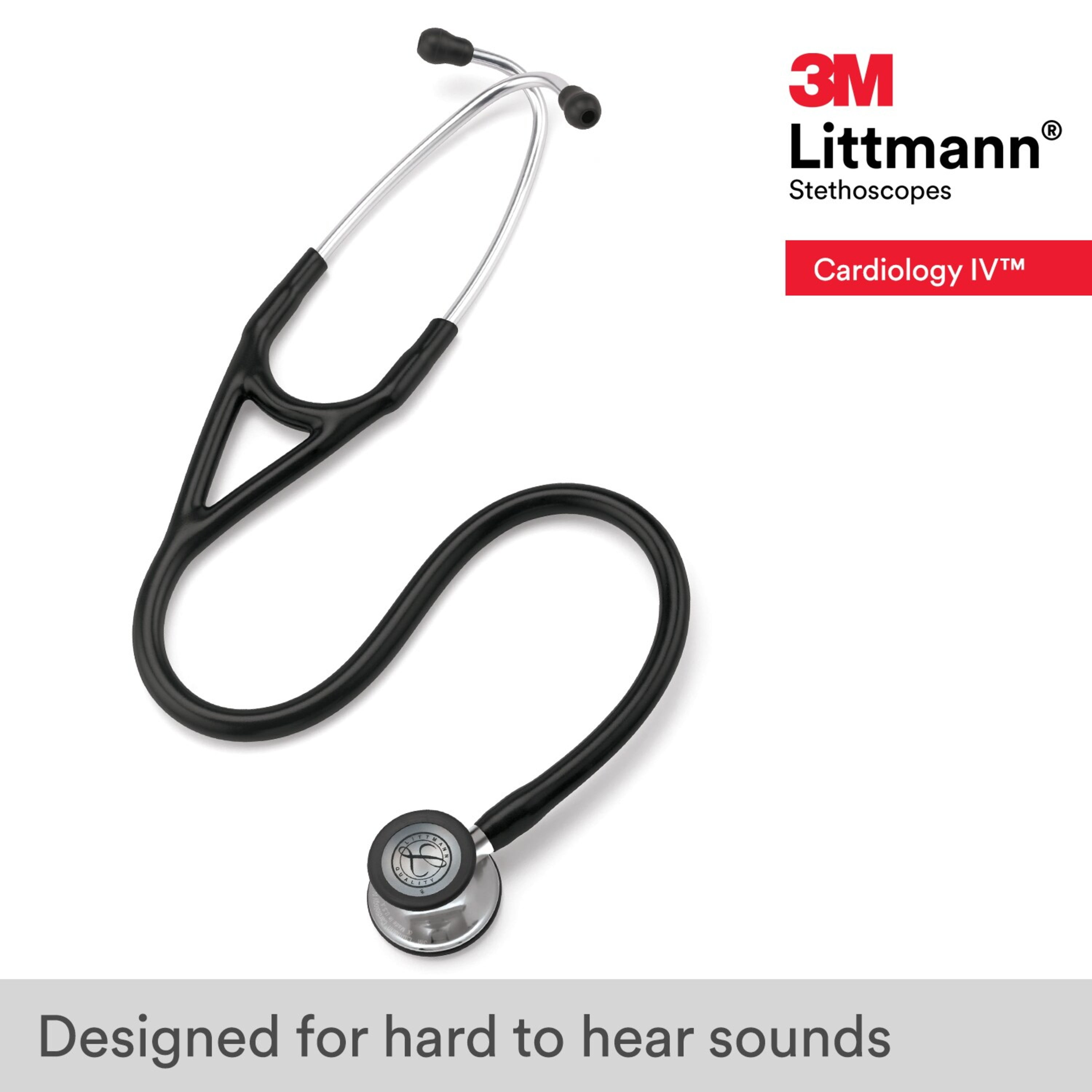 (2 pack) 3M Littmann Cardiology IV Diagnostic Stethoscope, Stainless Steel Mirror-Finish Chestpiece, 27" Black Tube, Mirror Stem