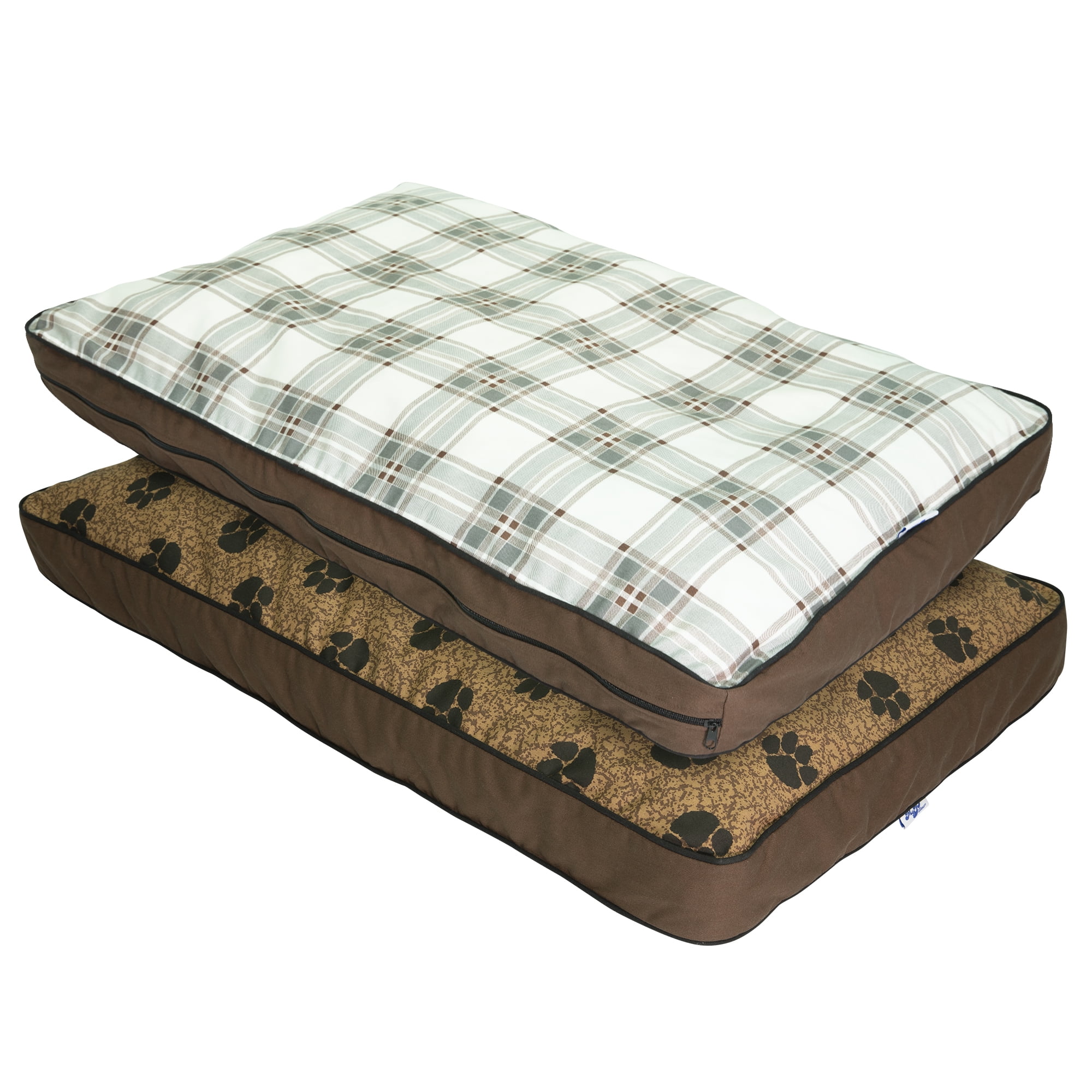 MyPillow Pet Bed, Small Size, Brown, 18" x 24"