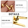 thumbnail image 2 of 50pcs Mini Brads Two-legged Nails Claw Nails Kids Handmade Accessories Brads, 2 of 5