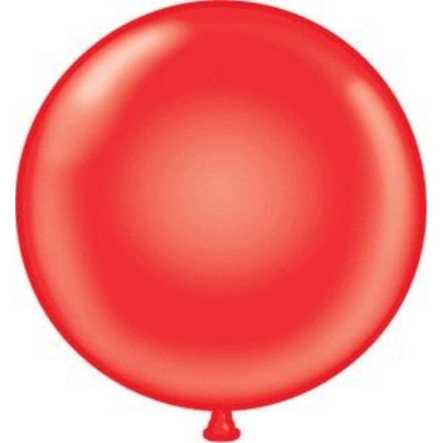 Maple City Rubber Tuftex Balloon, 17", Red