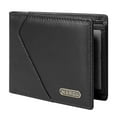 thumbnail image 2 of Deago Genuine Leather Wallet for Men, RFID Blocking Bifold Stylish Wallet with 2 ID Window, 6 Card Holder & 2 Cash Slot, Black, 2 of 9