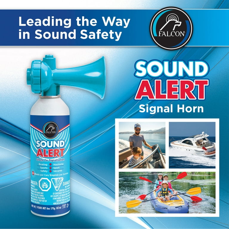 Falcon Safety Sound Alert Signal Horn - 6 Ounce - FSA6