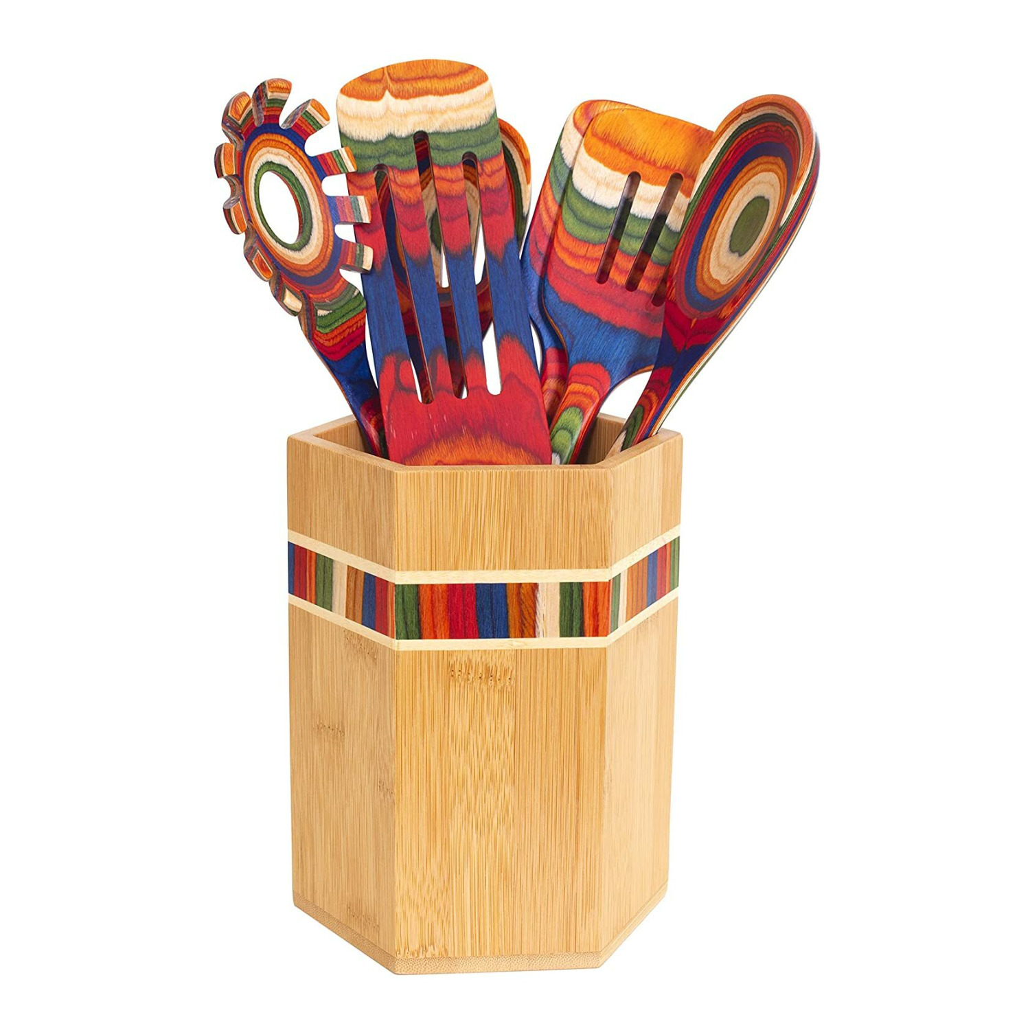Baltique Marrakesh Mykonos Collection Kitchen Utensil Holder for Countertop