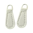 thumbnail image 6 of balikha 2Pcs Zipper Pulls Pull Tabs PU Leather Pull Straps Replacement Pullers Zipper Parts for Jacket Clothing Backpacks Accessories White, 6 of 9