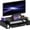 Black, variant on Desk Monitor Stand Riser w/ Adjustable Tray, Oak