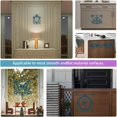 thumbnail image 5 of Colorful 4 Sheets Vintage Patterns Borders Furniture Transfer 11.8x5.9inch Fountain and Vase Rub on Transfer UV Self-Adhesive Wall Art Decals Craft for Bedroom Living Room Desk Table, 5 of 9