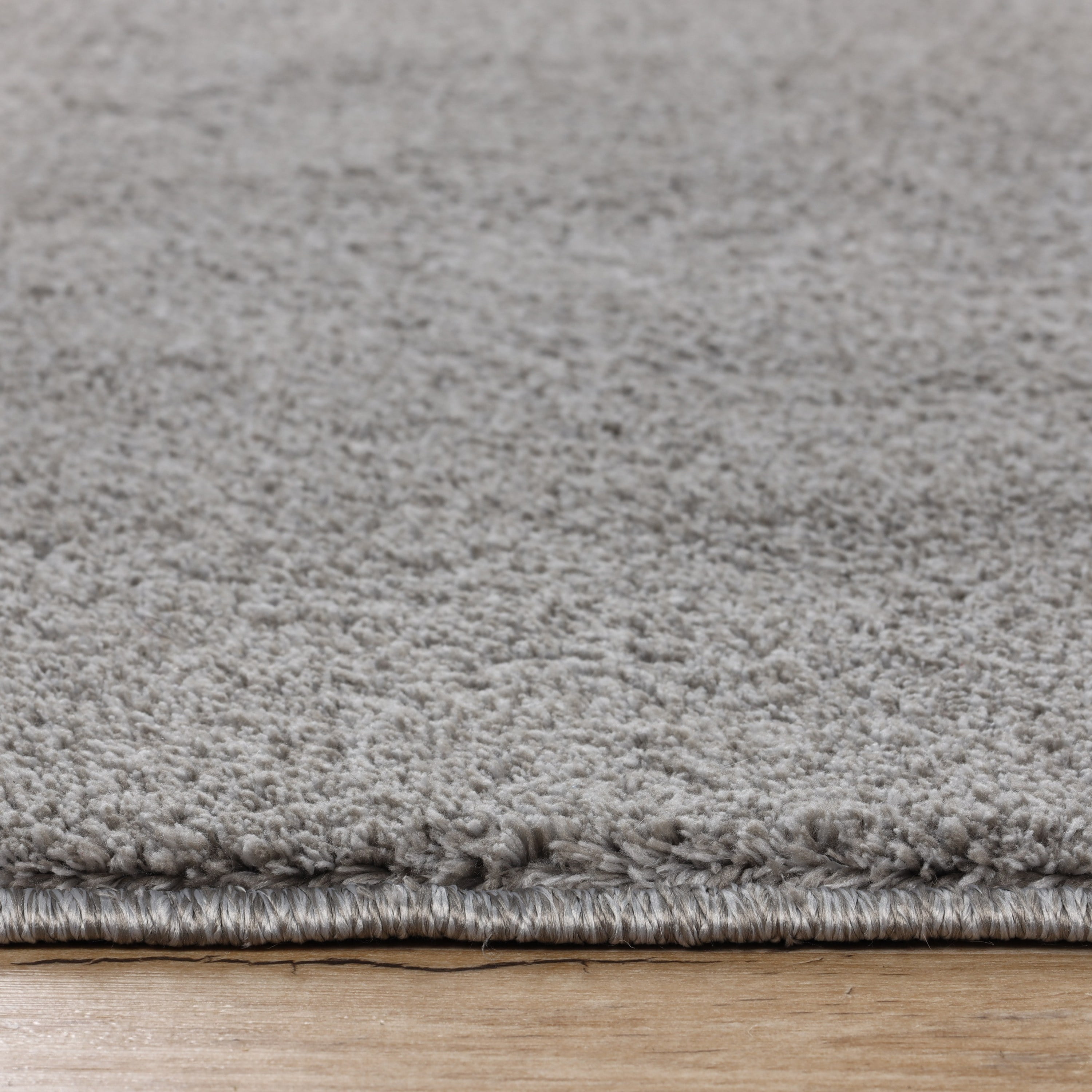 Superior California Shag Non-Slip Indoor Area Rug, 2' 7" x 8', Silver