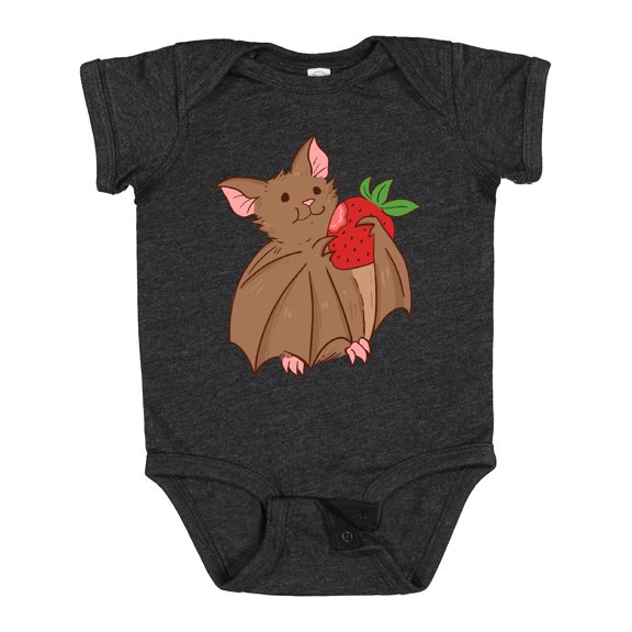 Inktastic Strawberry Bat Boys or Girls Baby Bodysuit