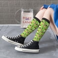 thumbnail image 3 of Lsque Cute Green Frog Printed Crew Socks Men's Women's LightWeight Thin Casual Calf Socks ,Knee High Socks,Cotton Socks, 3 of 9