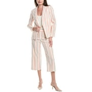 Nanette Nanette Lepore womens 2pc Jacket & Pant Set, 6, White