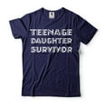 thumbnail image 3 of Teenage Daughter Survivor Shirt Funny Shirt Men Fathers Day Gift Husband Shirt Funny Dad Tee Dad, 3 of 6