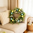thumbnail image 6 of JoyMoreHome Easter Wreath, Colorful Artificial Easter Egg Hanging Wreath Ornament, Spring Wreath for Holiday Party, Fireplace, Wall, Farmhouse, 6 of 6