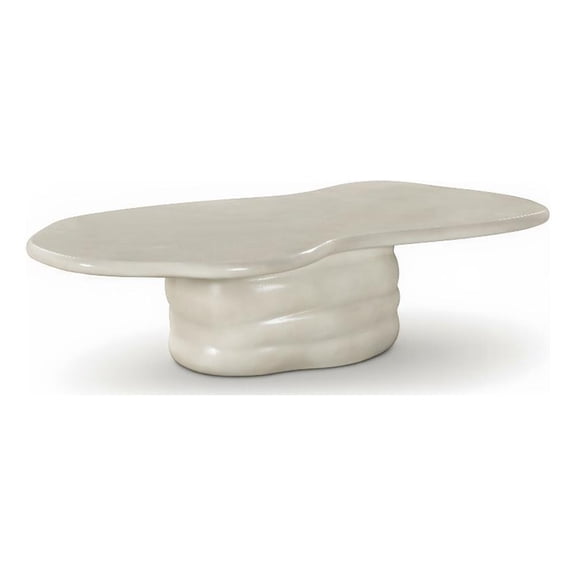 Meridian Furniture Branna Taupe Indoor/Outdoor Concrete Coffee Table