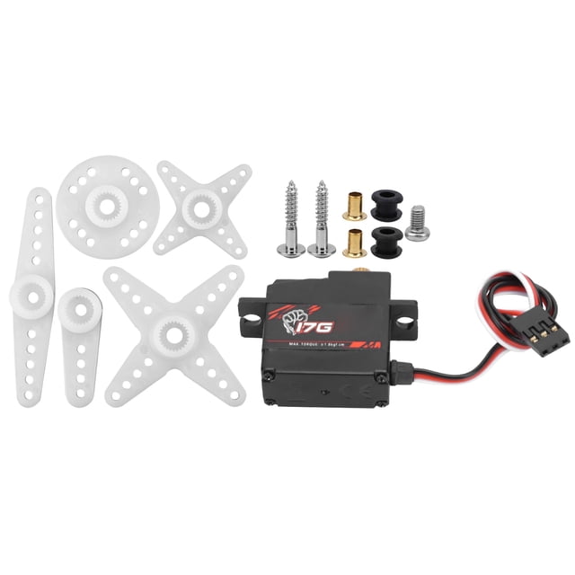 Servo digital Fugacal de engranaje de Metal para coche RC 1/18 bajo nivel de ruido