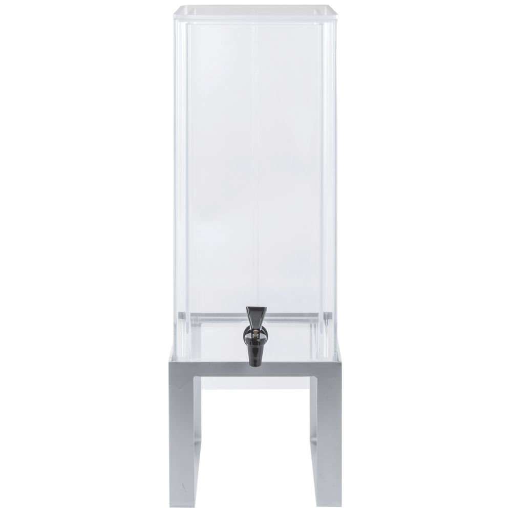 HUBERT® Infusion Beverage Dispenser 3 gal Acrylic Double Wall with Silver Base