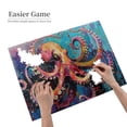 thumbnail image 4 of 500 PCS 500 piece puzzle for adults squid Graffiti,Unique and Beautiful Design,for Puzzle & Graffiti Lovers,Creative Activity Hobbies for Adults,Modern Art squid Wood Puzzle,Stress relieving puzzle, 4 of 6