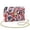 Flag, variant on Pzuqiu Coral Print Women Leather Crossbody Bag Exquisite Craftsmanship Leather Quilted Shoulder Bag with Chain Strap Practical Functional for Daily Use and Travel