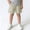 Gray, variant on ITSAME Boys Girls Cargo Shorts, Loose Fit Elastic Waist Cotton Linen Kids Casual Fashion Shorts with Pockets Green Size 6T