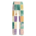 thumbnail image 6 of Tnhcen Women's Floral Print Pajama Pants, Loose Fit Sleep Pants, Elastic Waist Lounge Pants, Soft Stretchy Sleepwear, Home Wear Bottoms, Sizes S-5XL, 6 of 6