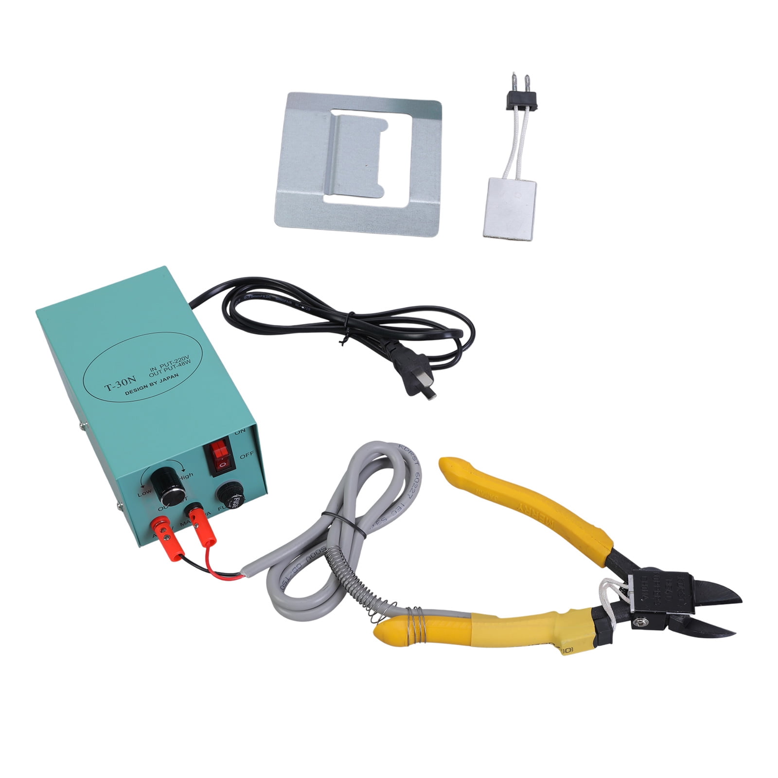 lanema HT200/HT180 Electric Heat Scissors Heat Nipper Side Cutter Diagonal Pliers Side Cutting Pliers Tool with Power Supply