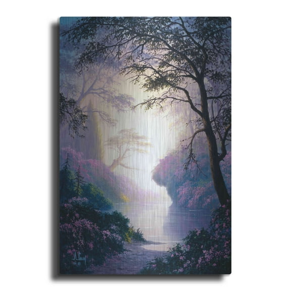 Luxe Metal Art '2284T0' by Anthony Casay, Metal Wall Art, 12"x16"