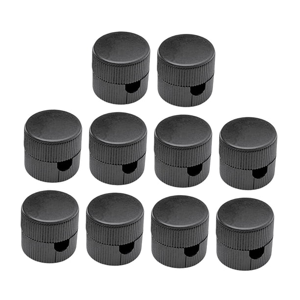 10 piezas de clips para cables, clips para cables, fácil instalación, organizador de cables resistente para negro