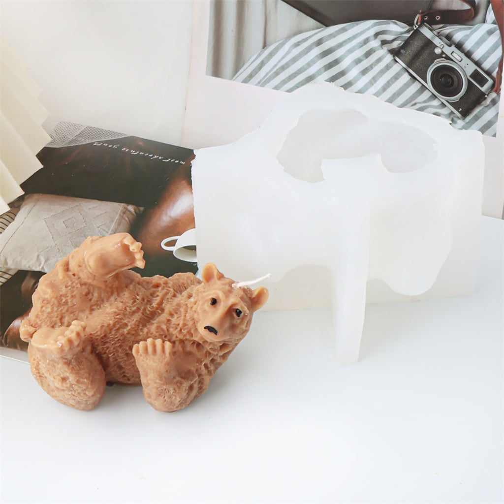Geemin Statue Moulds Silicone Candle Molds Crafts Mold Cute Shape Handmade Craft Mold Silicone Ornament Molds for Statue