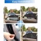 thumbnail image 3 of 2PCS Rear Side Car Sunshades, Car Sun Sock for Baby, Blocks UV Rays, Protects Rear Car Sun for Children and Pets (Black), 3 of 5