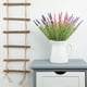 thumbnail image 1 of Ramo de Lavanda Artificial, Flores Artificiales para Decoración Del Hogar, Paquete de 2 Arreglos Florales Morados con Tallos Flexibles, Jarrón de Escritorio de 35 Cm., 1 of 6