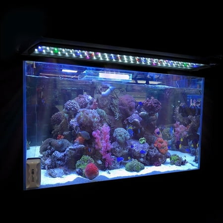 GHP 78-LED Full Spectrum Multicolored 3-Mode Aquarium Light for 24