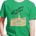 thumbnail image 3 of Dr. Seuss - Oh! The Places You'll Go - Toddler And Youth Short Sleeve Graphic T-Shirt, 3 of 6