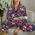 thumbnail image 6 of Naloa Elephants Pajamas for Women Set, Womens Pajama Sets, Lounge Sets for Women, 2pjs for Women-Large, 6 of 7