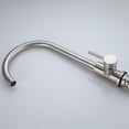 thumbnail image 2 of WRITWAA Single Handle Stainless Steel Kitchen Faucet with 360 Degree Rotation and Brushed Nickel Finish, 2 of 8