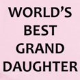 thumbnail image 2 of CafePress - Worlds Best Granddaughter Body Suit - Baby Light Bodysuit, Size Newborn - 24 Months, 2 of 4