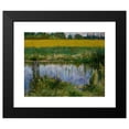 thumbnail image 2 of Władysław Podkowiński 18x15 Black Modern Framed Museum Art Print Titled - Field of Lupine (1891), 2 of 5