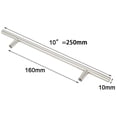 thumbnail image 2 of Bgsha 2~14Inches Stainless Steel Silver T-type Drawer Cabinet Wardrobe Door Pull Handl, 2 of 6