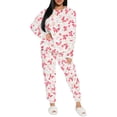 thumbnail image 4 of Conjunto de Pijama para Mujer Shendy Vendy Manga Larga Cuello Redondo con Estampado Transpirable, 4 of 4