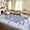 Blue, variant on Tuzlier 8x10 Modern Oushak Area Rug for Living Room, Washable Non-Slip Low Pile Carpet for Bedroom Home Office Home Decor, Pink